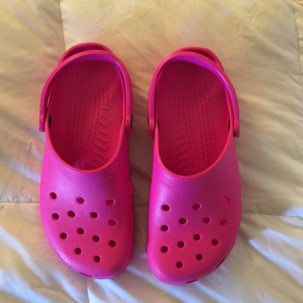 Hot Pink Crocs